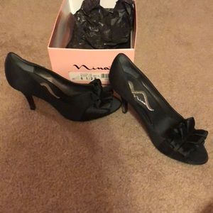 Nina black heels